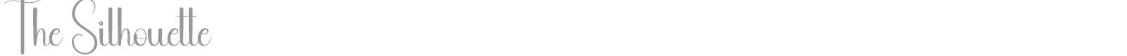 The Silhouette font preview